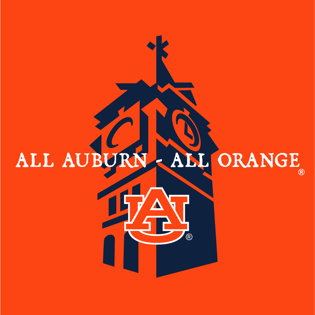 All Auburn All Orange Decal