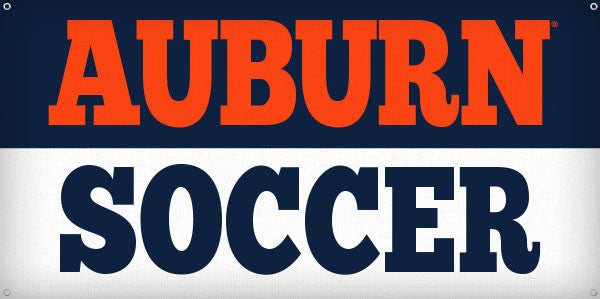 Auburn Soccer - 3ft x 6ft