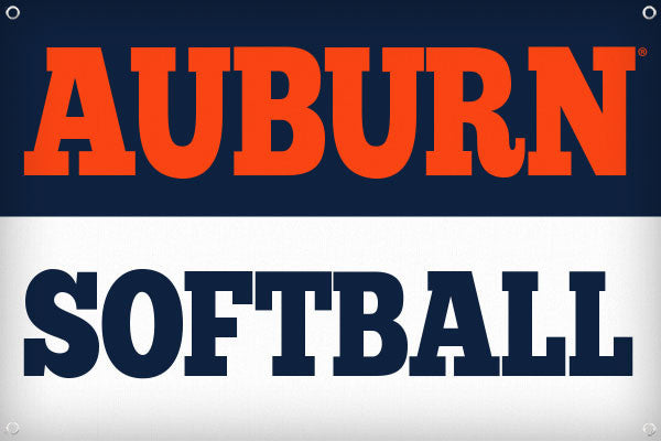 Auburn Softball - 2ft x 3ft