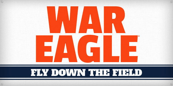 War Eagle Fly Down the Field - 3ft x 6ft