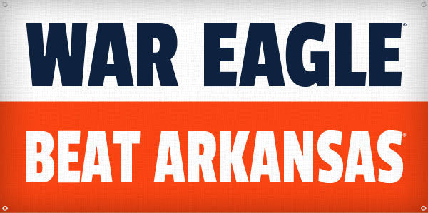 War Eagle Beat Arkansas - 3ft x 6ft