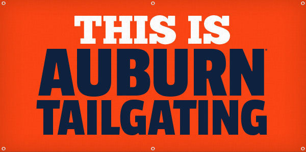 This is Auburn Tailgating - 3ft x 6ft