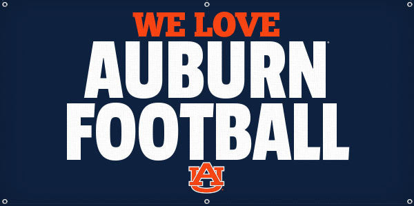 We Love Auburn Football - 3ft x 6ft