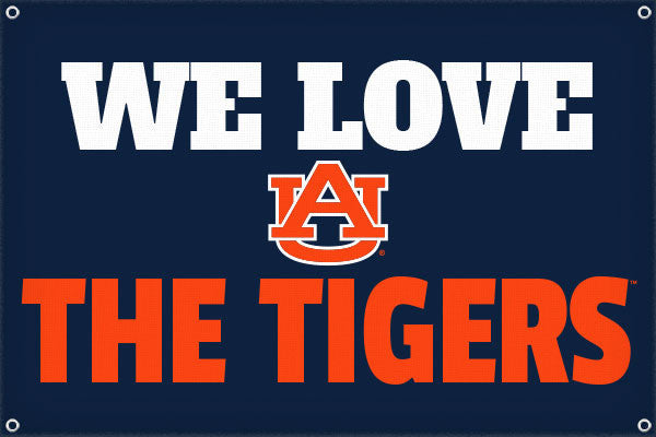 We Love the Tigers - 2ft x 3ft